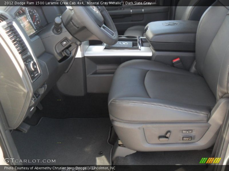 Mineral Gray Metallic / Dark Slate Gray 2012 Dodge Ram 1500 Laramie Crew Cab 4x4