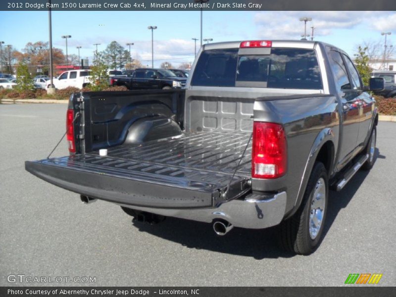 Mineral Gray Metallic / Dark Slate Gray 2012 Dodge Ram 1500 Laramie Crew Cab 4x4