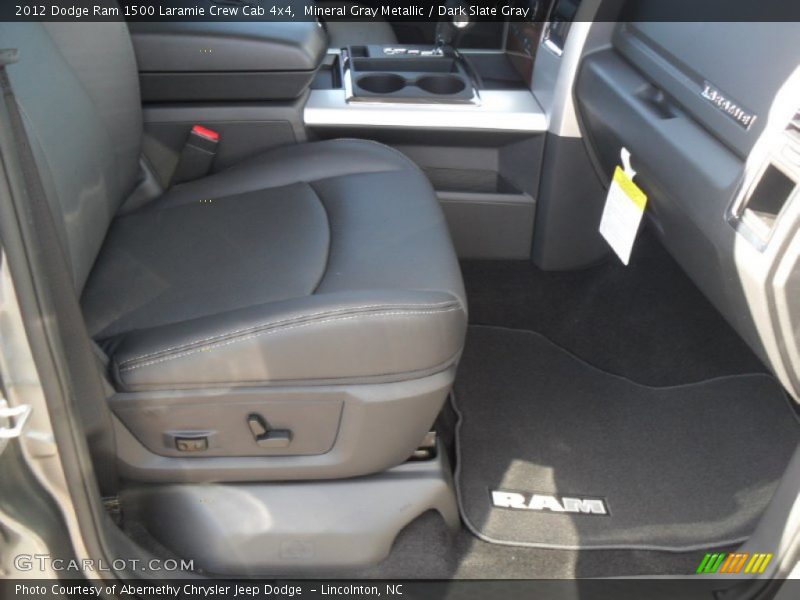 Mineral Gray Metallic / Dark Slate Gray 2012 Dodge Ram 1500 Laramie Crew Cab 4x4