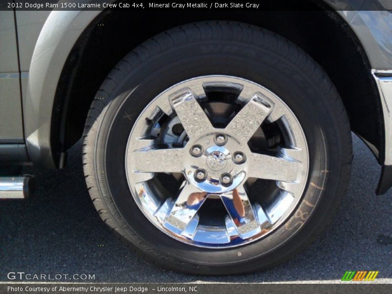 Mineral Gray Metallic / Dark Slate Gray 2012 Dodge Ram 1500 Laramie Crew Cab 4x4