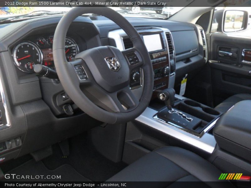 Mineral Gray Metallic / Dark Slate Gray 2012 Dodge Ram 1500 Laramie Crew Cab 4x4