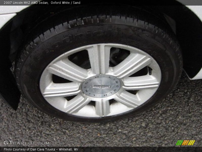 Oxford White / Sand 2007 Lincoln MKZ AWD Sedan