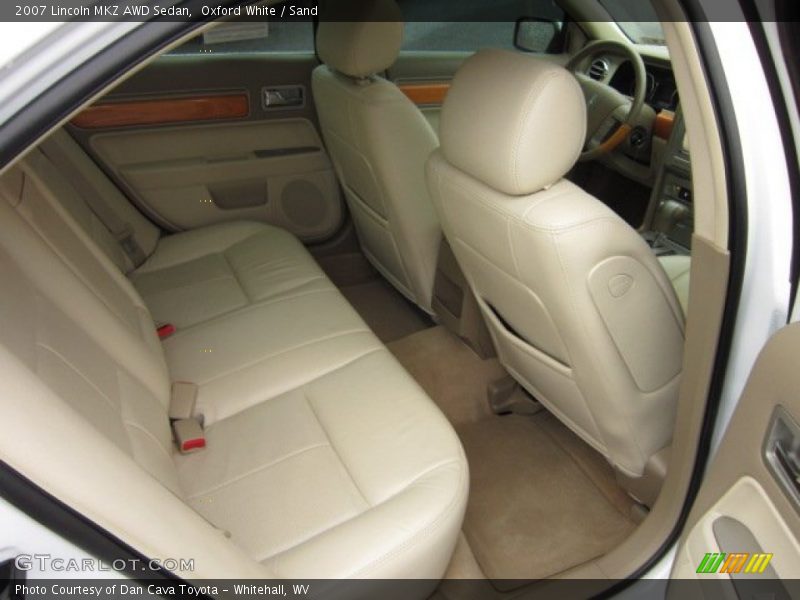 Oxford White / Sand 2007 Lincoln MKZ AWD Sedan