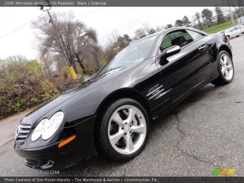 Black / Charcoal 2005 Mercedes-Benz SL 600 Roadster