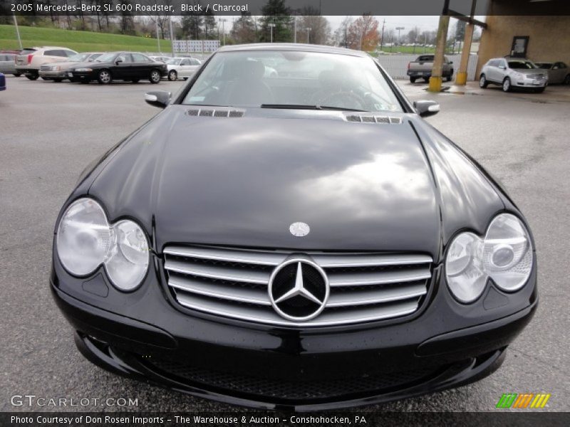 Black / Charcoal 2005 Mercedes-Benz SL 600 Roadster