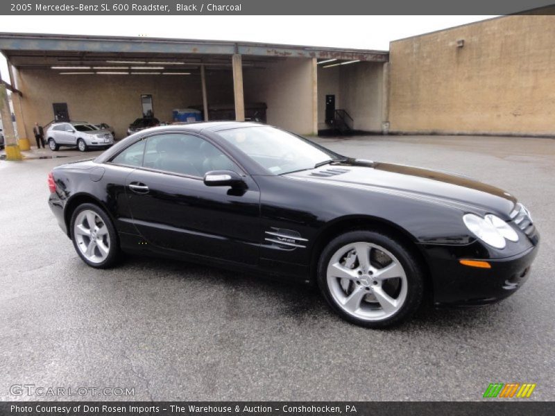 Black / Charcoal 2005 Mercedes-Benz SL 600 Roadster
