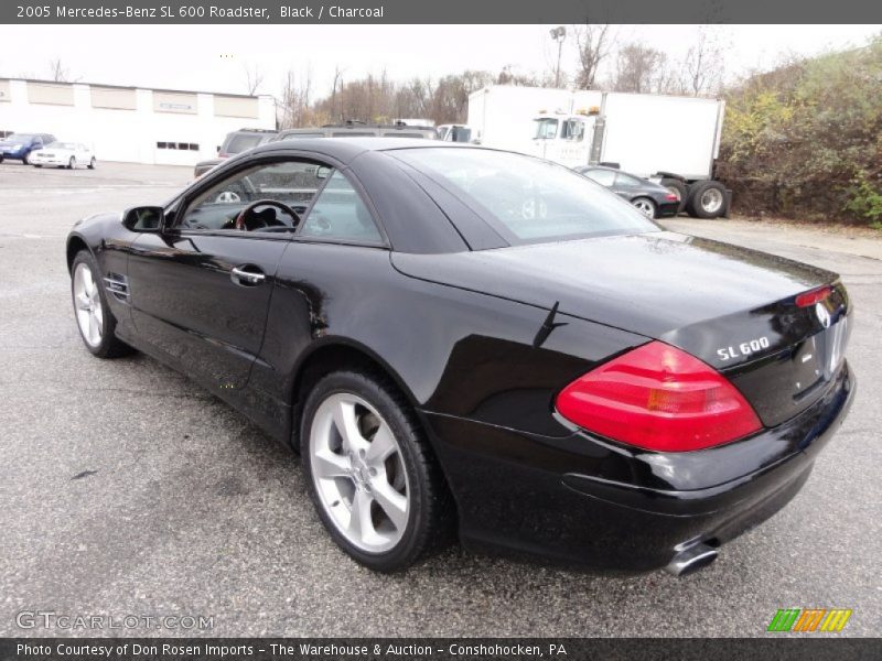 Black / Charcoal 2005 Mercedes-Benz SL 600 Roadster