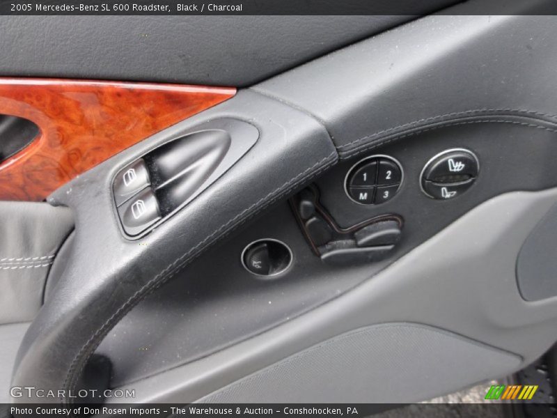 Controls of 2005 SL 600 Roadster