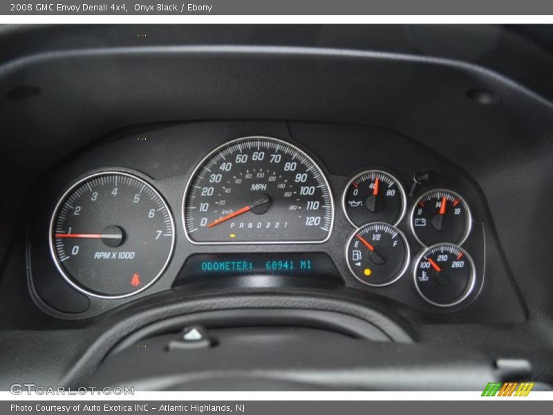 Onyx Black / Ebony 2008 GMC Envoy Denali 4x4