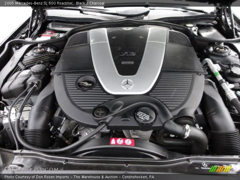 The SL 600 5.5 Liter Twin-Turbocharged SOHC 36-Valve V12 - 2005 Mercedes-Benz SL 600 Roadster
