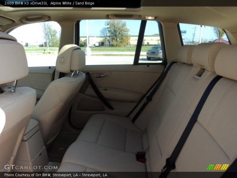 Alpine White / Sand Beige 2009 BMW X3 xDrive30i
