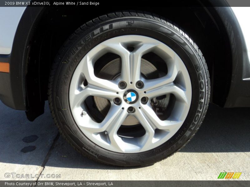 Alpine White / Sand Beige 2009 BMW X3 xDrive30i