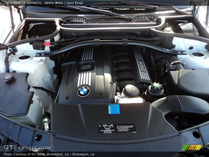 Alpine White / Sand Beige 2009 BMW X3 xDrive30i