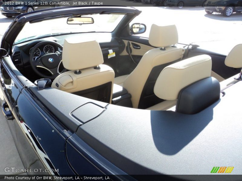 Jet Black / Taupe 2012 BMW 1 Series 128i Convertible