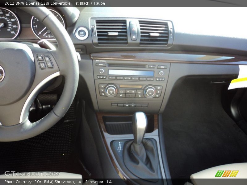 Jet Black / Taupe 2012 BMW 1 Series 128i Convertible