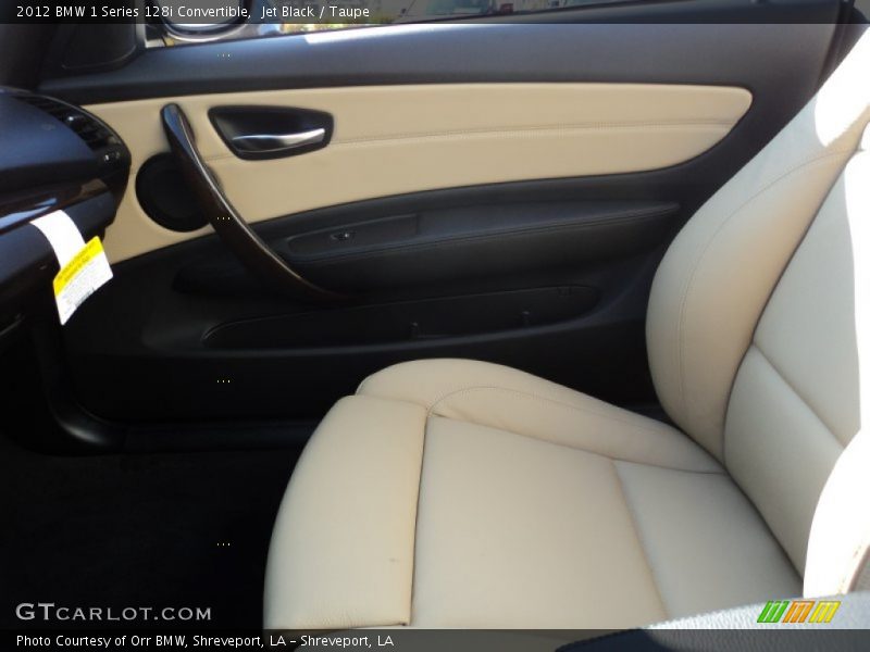 Jet Black / Taupe 2012 BMW 1 Series 128i Convertible