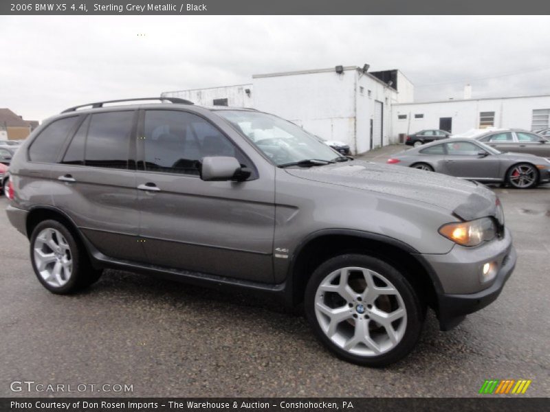 Sterling Grey Metallic / Black 2006 BMW X5 4.4i