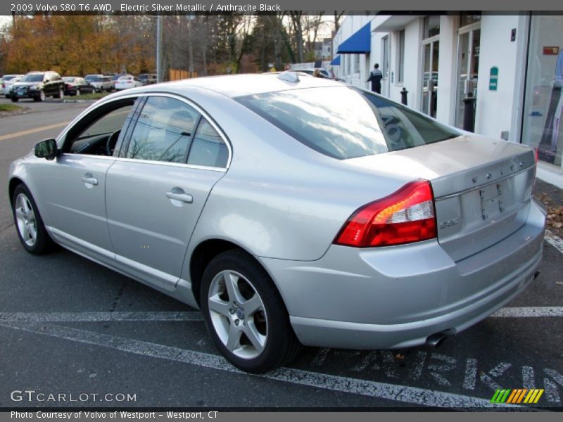 Electric Silver Metallic / Anthracite Black 2009 Volvo S80 T6 AWD