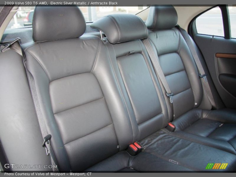 Electric Silver Metallic / Anthracite Black 2009 Volvo S80 T6 AWD