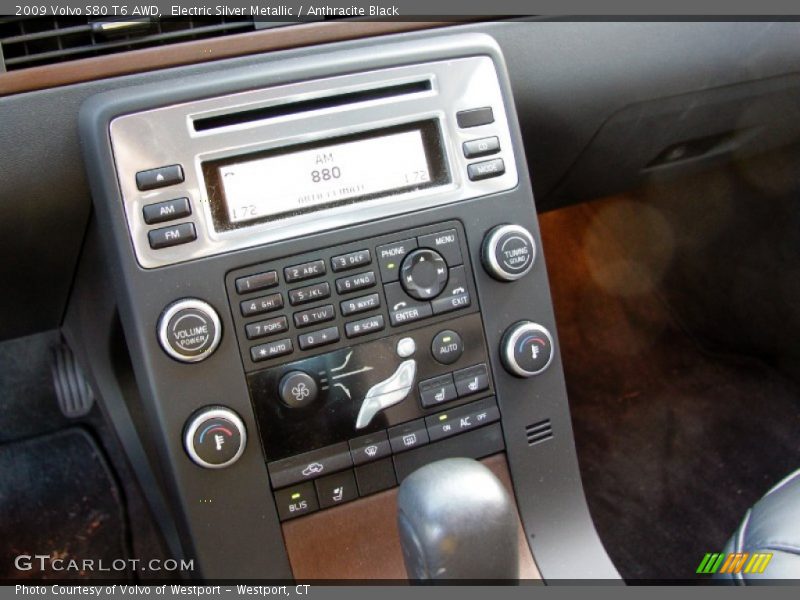 Electric Silver Metallic / Anthracite Black 2009 Volvo S80 T6 AWD