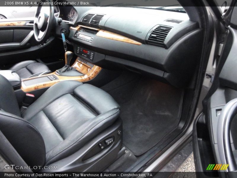 Sterling Grey Metallic / Black 2006 BMW X5 4.4i