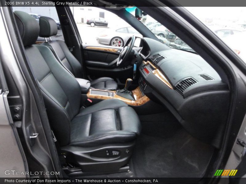 Sterling Grey Metallic / Black 2006 BMW X5 4.4i