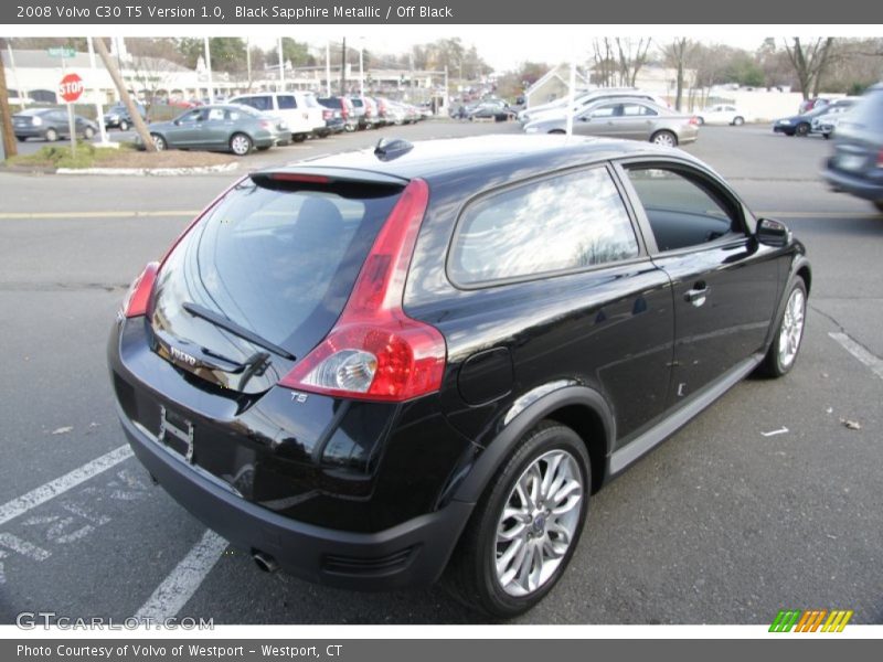 Black Sapphire Metallic / Off Black 2008 Volvo C30 T5 Version 1.0