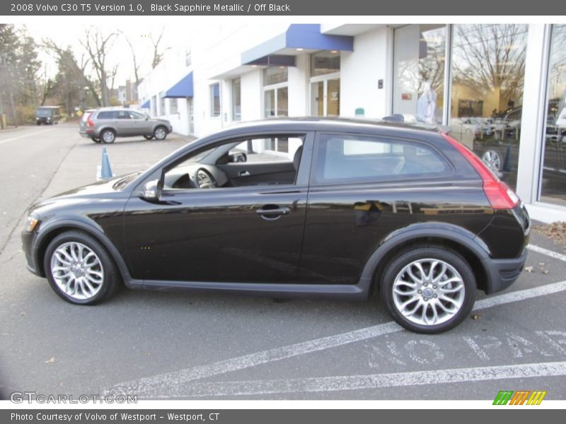 Black Sapphire Metallic / Off Black 2008 Volvo C30 T5 Version 1.0