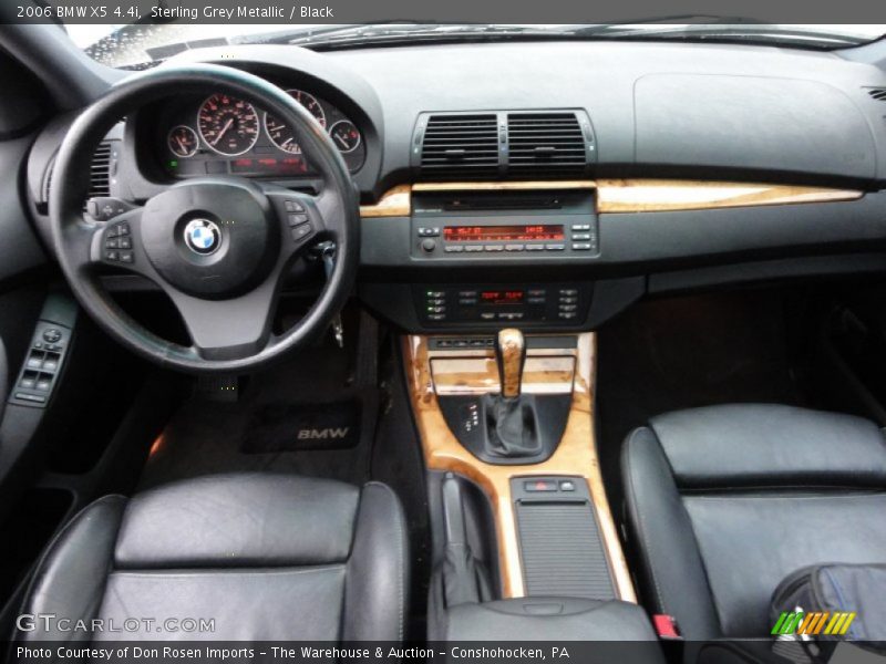 Sterling Grey Metallic / Black 2006 BMW X5 4.4i