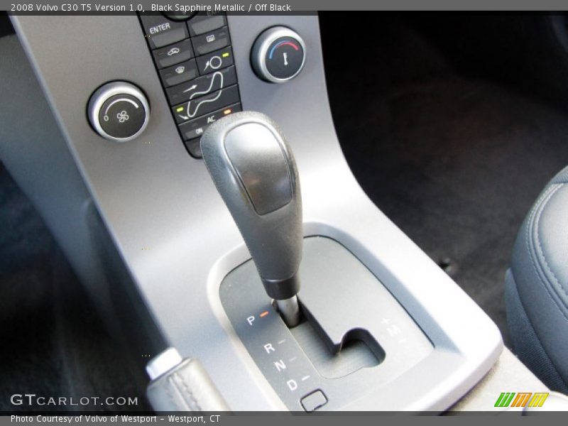 Black Sapphire Metallic / Off Black 2008 Volvo C30 T5 Version 1.0