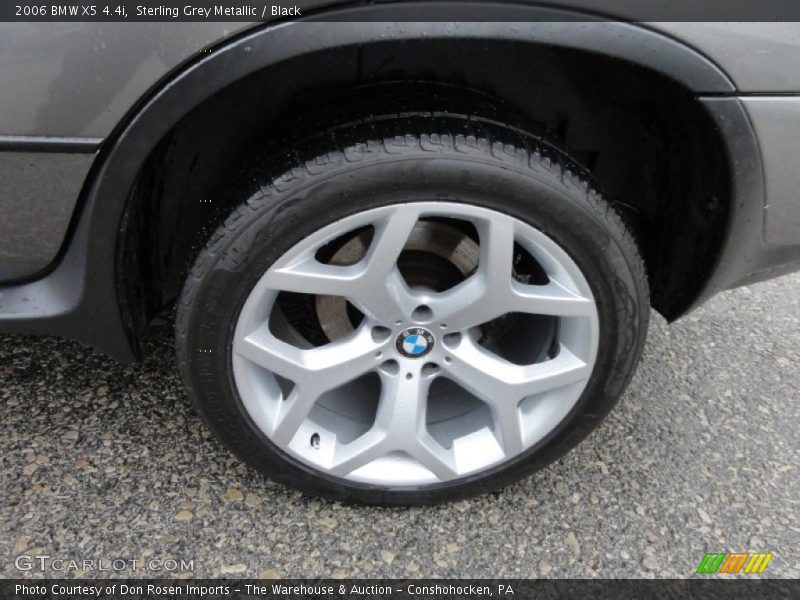 Sterling Grey Metallic / Black 2006 BMW X5 4.4i
