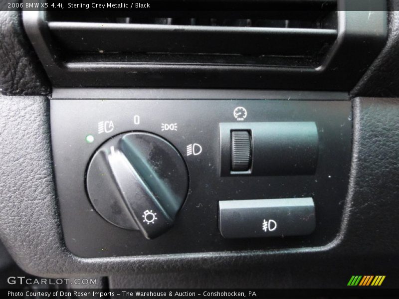 Sterling Grey Metallic / Black 2006 BMW X5 4.4i