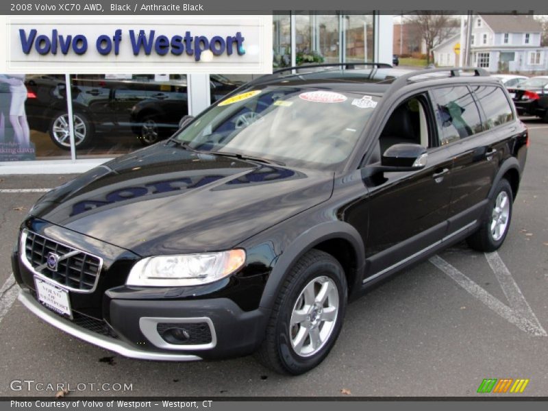 Black / Anthracite Black 2008 Volvo XC70 AWD