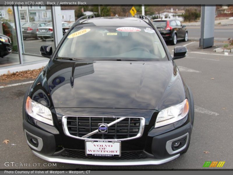Black / Anthracite Black 2008 Volvo XC70 AWD