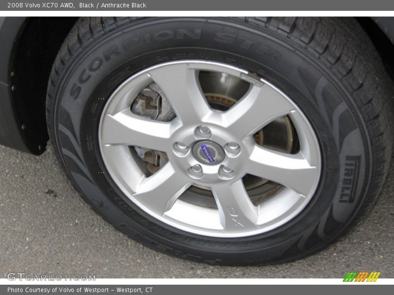 Black / Anthracite Black 2008 Volvo XC70 AWD