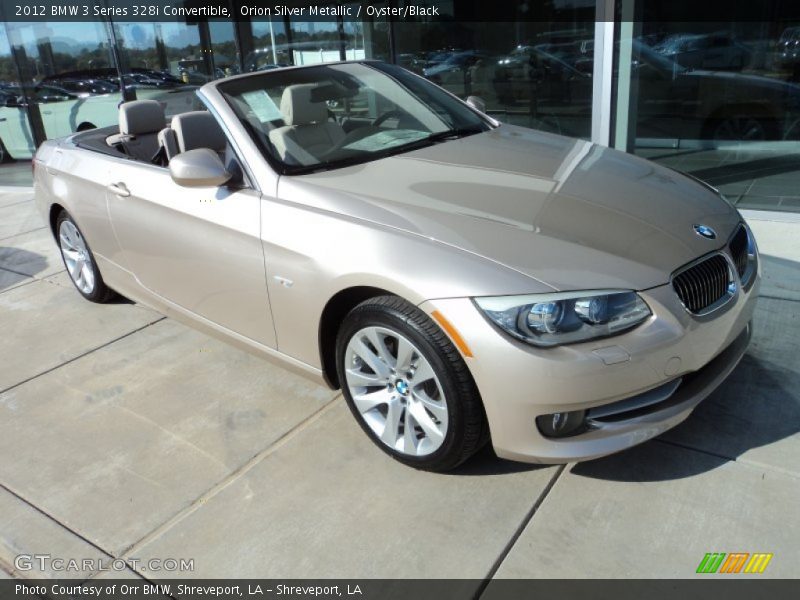 Orion Silver Metallic / Oyster/Black 2012 BMW 3 Series 328i Convertible