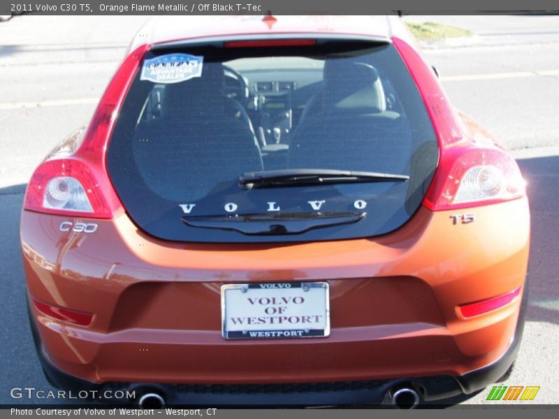 Orange Flame Metallic / Off Black T-Tec 2011 Volvo C30 T5