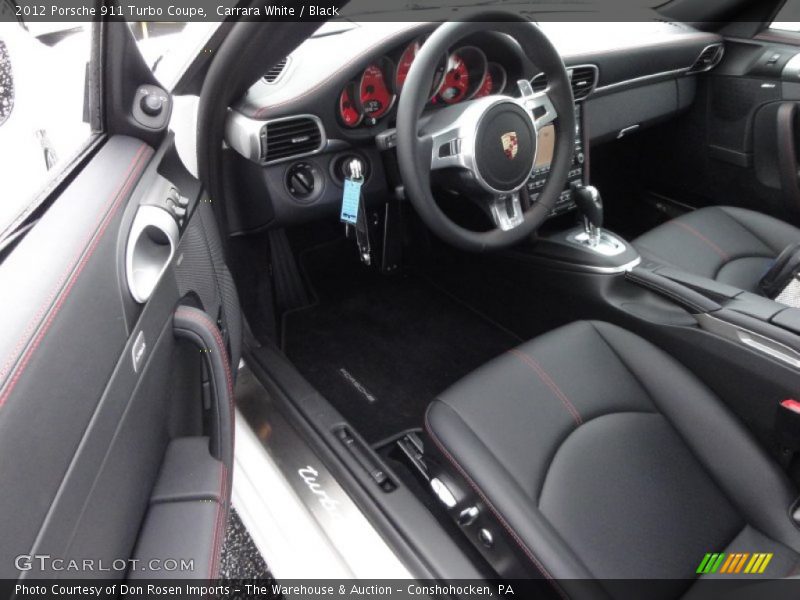  2012 911 Turbo Coupe Black Interior