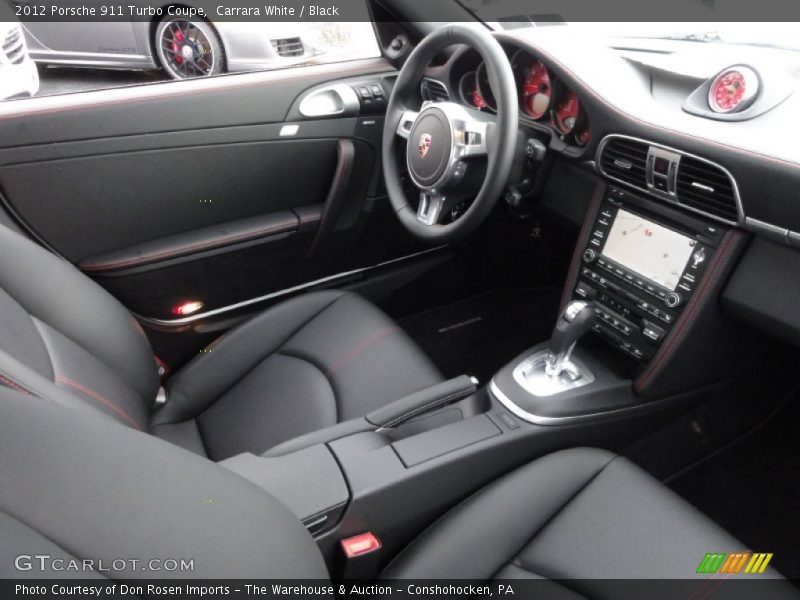  2012 911 Turbo Coupe Black Interior