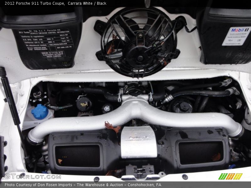  2012 911 Turbo Coupe Engine - 3.8 Liter Twin VTG Turbocharged DFI DOHC 24-Valve VarioCam Plus Flat 6 Cylinder