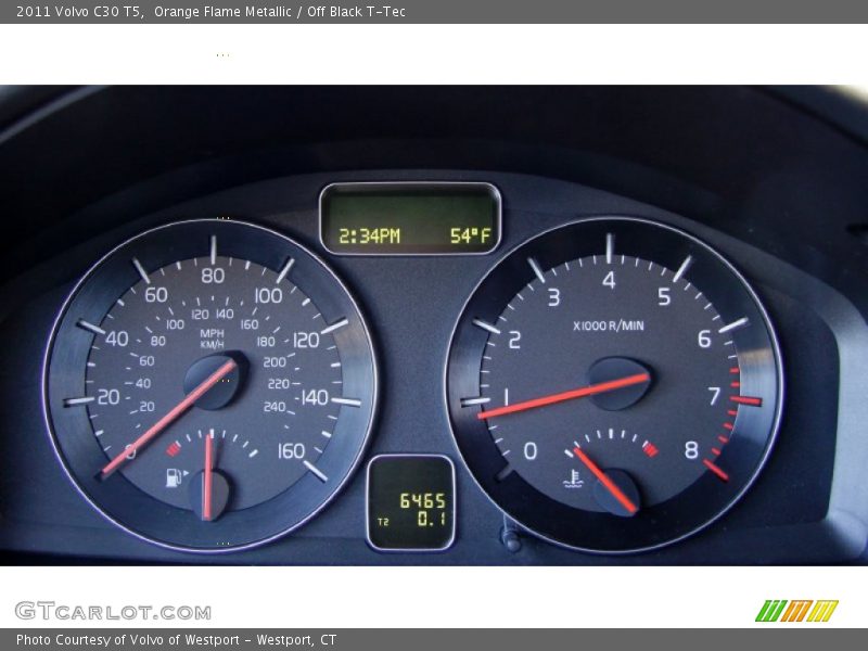  2011 C30 T5 T5 Gauges
