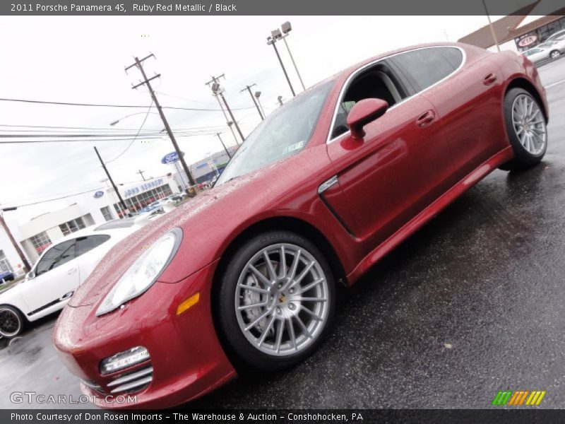 Front 3/4 View of 2011 Panamera 4S