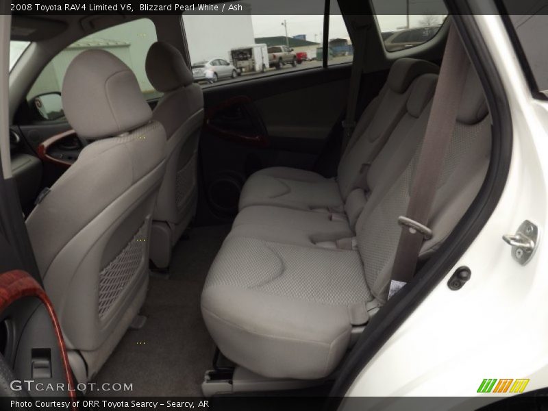 Blizzard Pearl White / Ash 2008 Toyota RAV4 Limited V6