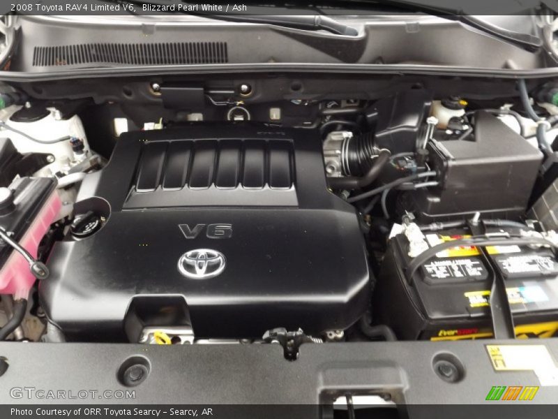 Blizzard Pearl White / Ash 2008 Toyota RAV4 Limited V6