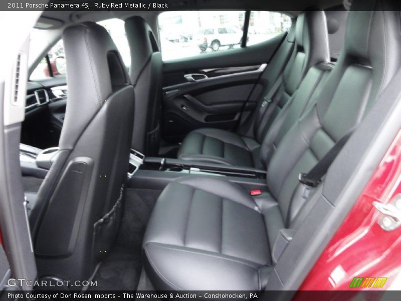Ruby Red Metallic / Black 2011 Porsche Panamera 4S