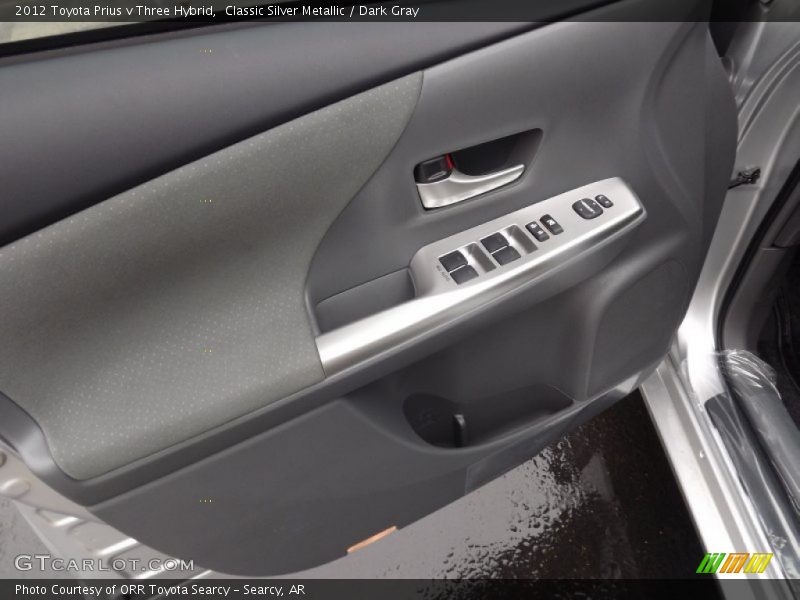 Classic Silver Metallic / Dark Gray 2012 Toyota Prius v Three Hybrid