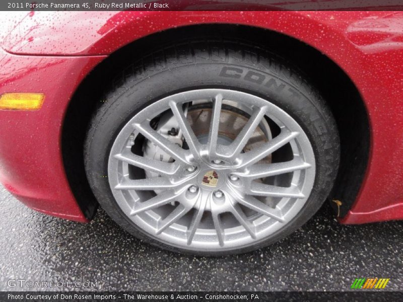 Ruby Red Metallic / Black 2011 Porsche Panamera 4S
