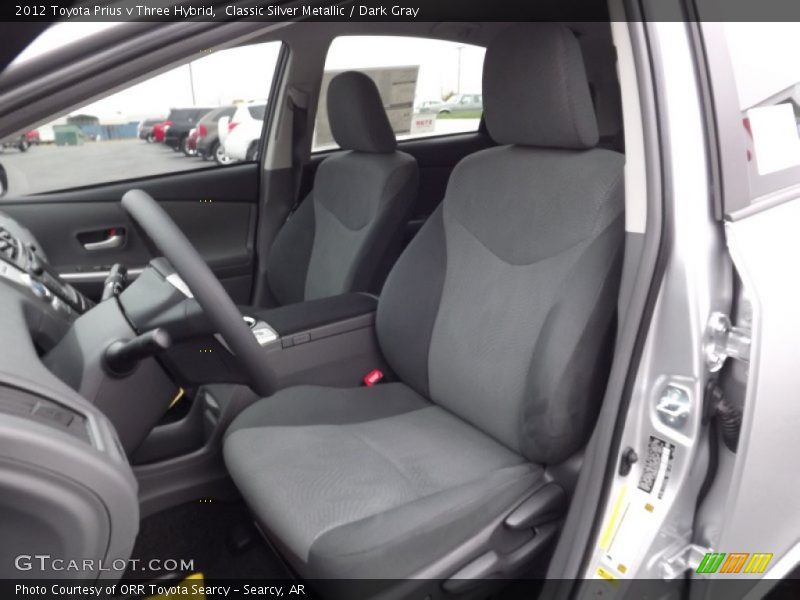 Classic Silver Metallic / Dark Gray 2012 Toyota Prius v Three Hybrid