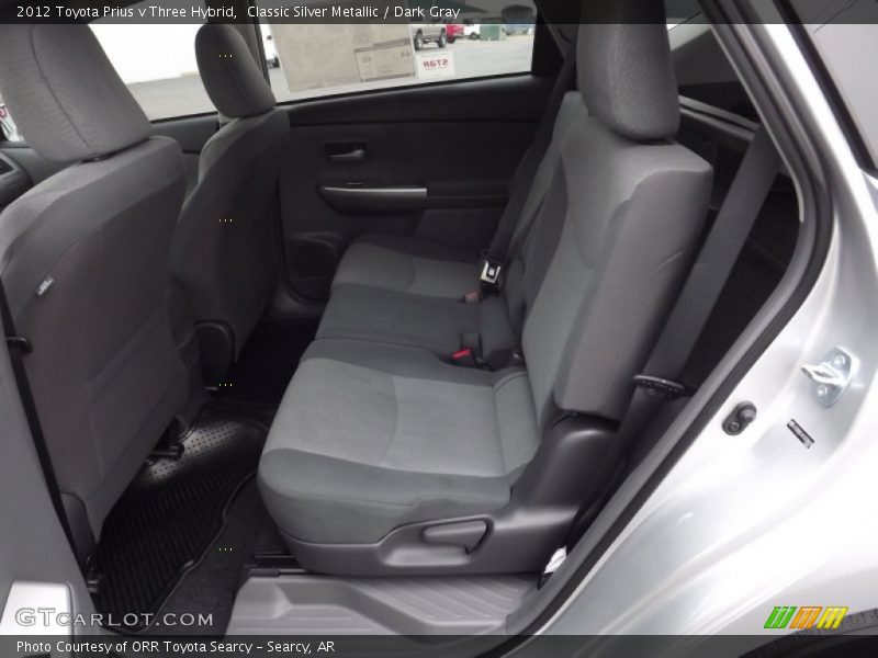 Classic Silver Metallic / Dark Gray 2012 Toyota Prius v Three Hybrid