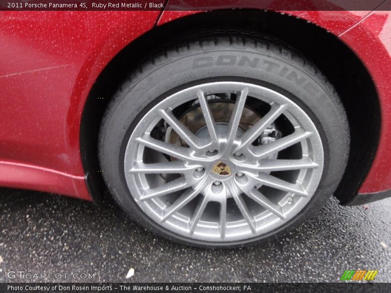 Ruby Red Metallic / Black 2011 Porsche Panamera 4S
